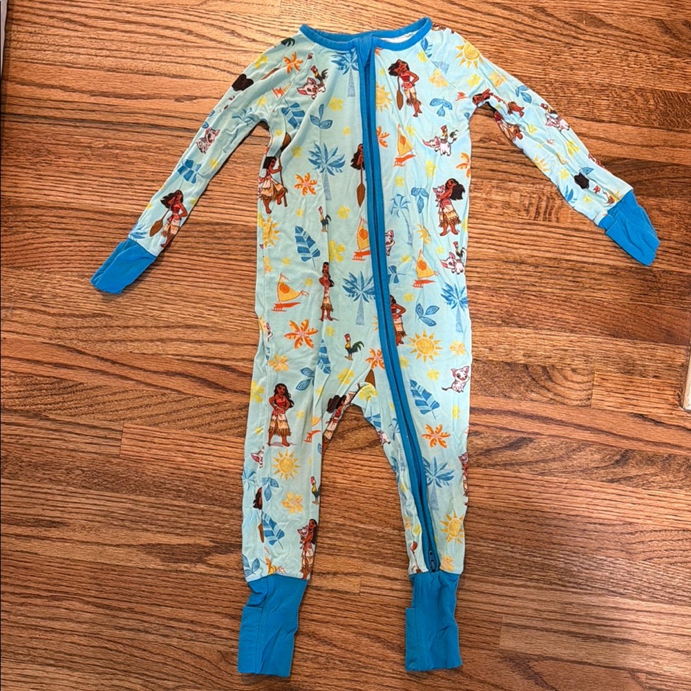 Little Sleepies Moana Zippy 12-18 months